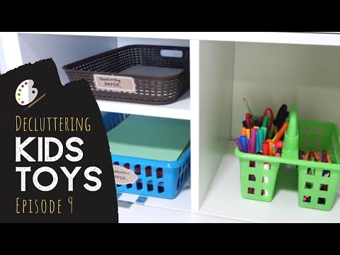 Organizing & Decluttering Kids Art Supplies (Simplify Toys Series Ep. 9) Video