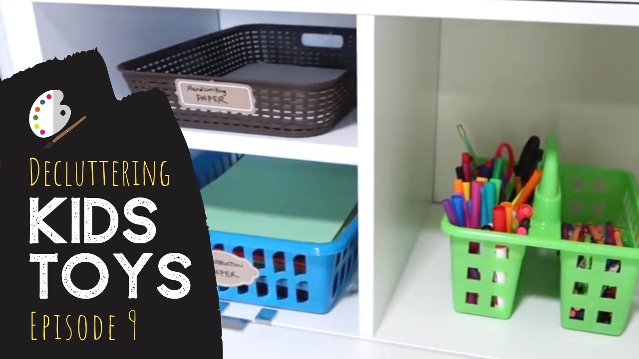 <h1 class=title>Organizing & Decluttering Kids Art Supplies (Simplify Toys Series Ep. 9)</h1>