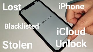 Lost/Stolen/Blacklisted iPhone 4,5,6,7,8,X,11,12,13,14 iCloud Unlock Any iOS without Apple ID✔️