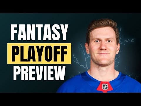 FANTASY PLAYOFF SCHEDULE PREVIEW - 2026 Fantasy Hockey Advice