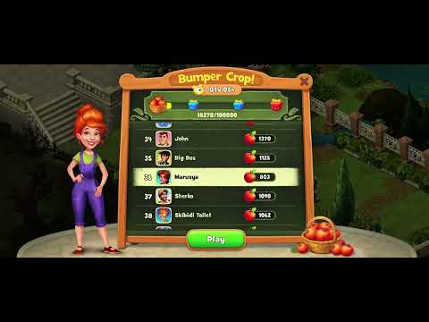 Gardenscapes. Level 75-78. Walkthrough of gameplay in the garden.