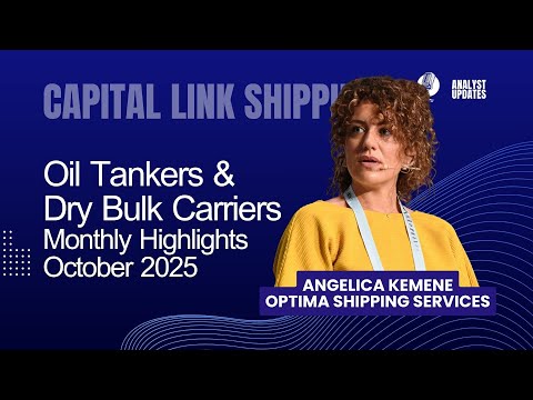 Oil Tankers & Dry Bulk Carriers Shipping Markets Update - Monthly Highlights - October '25