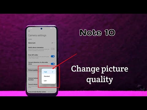 how to change picture quality increase picture quality photo quality in redmi Note 10 miui 12.5