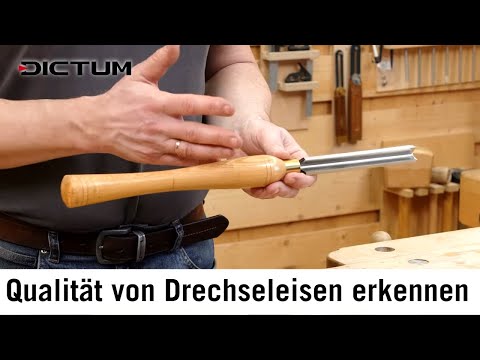 Qualitätsunterschiede bei Drechseleisen erkennen - inkl. Stahlsorten bei Drechselwerkzeugen