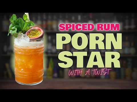 INSANE Spiced Rum Pornstar Martini Cocktail Recipe!