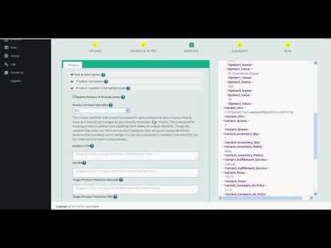 Product Import (Unique identifier :Product SKU)