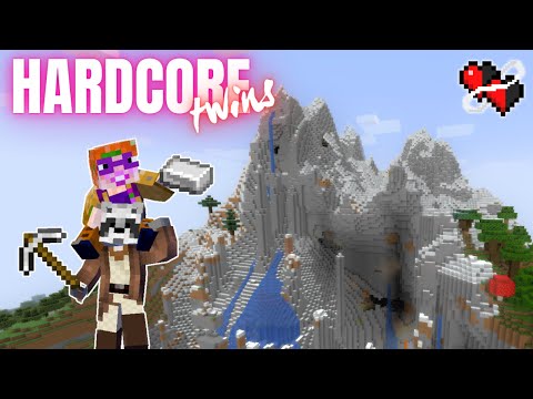 DippyBlether - Looking for Iron in Hardcore Survival Twins Ep2 - Minecraft Boot Camp Extreme with Trash Panda