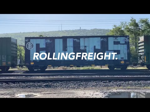 Pennsylvania Freight Train Graffiti Benching - 5/17/2022 [Raw Audio]