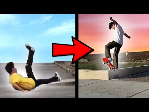 1 Jahr REALISTISCHER Skateboard-Fortschritt!