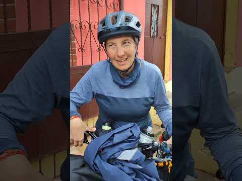 Nos Encontramos Con Dos Ciclistas De Eslovenia Europa, En San Antonio Huista.