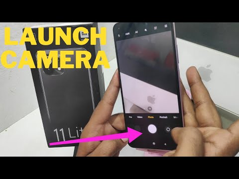 How to launch camera use the volume key in XIAOMI 11 LITE| How to Enable Quick Launch on  Mi 11 Lite
