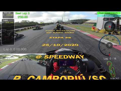 COPA BOTEQUIM GP KART 2020 - ETAPA #8 - #B90 - LÍDERES - SPEEDWAY - B. CAMBORIÚ/SC (25/10/20)