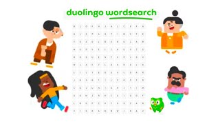 Duolingo wordsearch has gone wrong