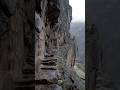 They Found Stone Steps... Hanging Off a Sheer Cliff