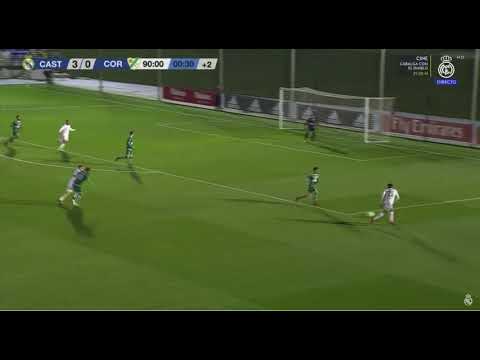 Real Madrid Castilla 4 - Coruxo 0 - 4th Goal Reinier