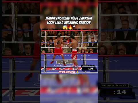 Manny Pacquiao Made Barrera Look Like a Sparring Session 😱🔥”#mannypacquiao #barrera #boxer #shorts