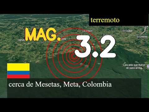 😱🚨  Terremoto cerca de Plateaus, Meta, Colombia actualizaciones en vivo hoy: Terremoto de magnitud 3