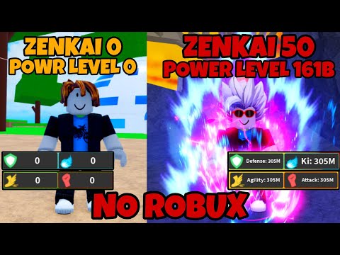 Noob to Beast!! Power Level 161B in Dragon Ball Rage! (Zenkai 1 to 50 Progress)
