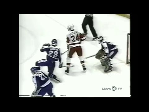 Maple Leafs - Red Wings hits, roughs, and goals 4/12/88