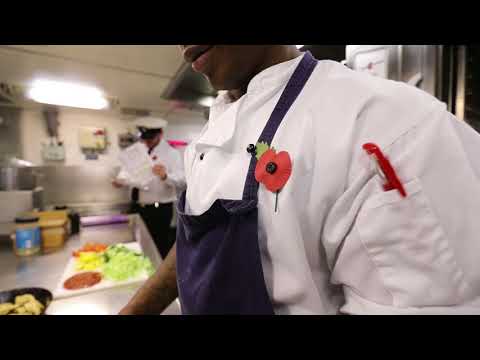 Remembrance on board HMS Somerset