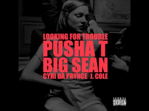Kanye West ft. Pusha T Big Sean Cyhi Da Prynce J. Cole - Looking For Trouble HQ Download Lyrics