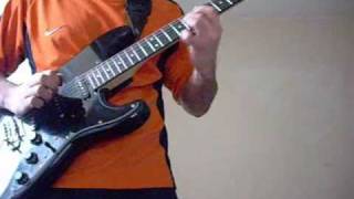 Teen town by Weather Report played on guitar