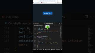 ✨ Animated Hover Effects for Buttons using CSS #webdevelopment #coding #hovereffect #shorts