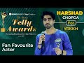 Harshad Chopda Wins Fans Favourite Actor For YRKKH Indian Telly Awards 2023