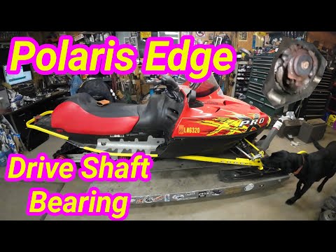 Polaris Edge Drive Shaft Bearings. Classic Polaris Trailing Arm Indy Snowmobile Repair.