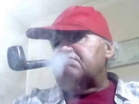 Smoker, of My Dream, Great, Chacom, Straight, Pipe Tobaccos, with Dark Red TShirt; Scotland Shirt