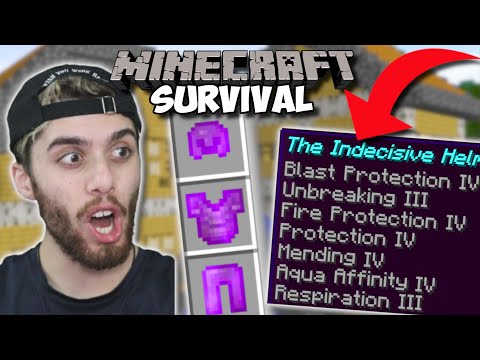 How I Made GOD ARMOR In Survival Minecraft!!! - Minecraft Survival [Ep 245]
