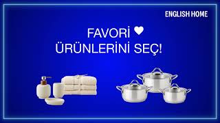 Kupon Fırsatları English Home’da! 💙