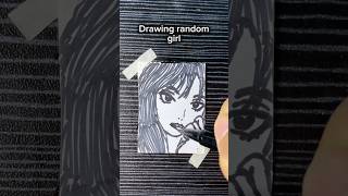 drawing random girl #art #viral #drawing #trending #aesthetic