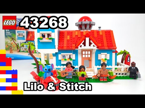 Sun, beach, and good vibes in the LEGO® Disney 43268 Lilo & Stitch Beach House [Review]