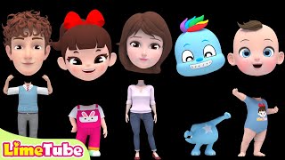 Download lagu Whose face is it? | Learn Color Johny Johny Yes Papa   Nursery Rhymes | Kindergarten | LimeAndToys mp3