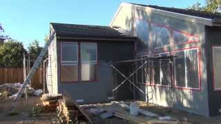 США 487: Как штукатурят дом снаружи - первый слой