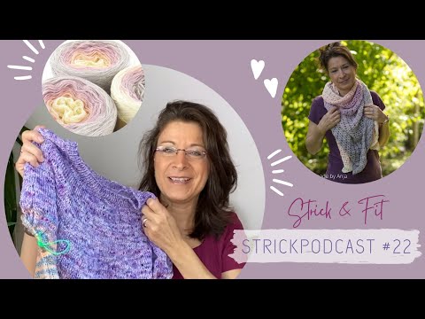 Strickpodcast #22 | Verlosung 🎁| LOLA Tuch | Eyeball Shawl ... und eine neue Jacke!