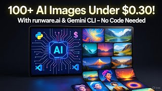 Generate 100+ High Quality AI Images for Under $0 30 with runware ai & Gemini