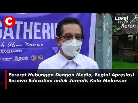 Pererat Hubungan Dengan Media, Begini Apresiasi Bosowa Education untuk Jurnalis Kota Makassar