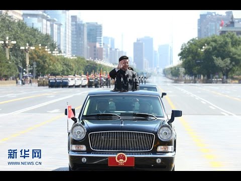 President Xi Jinping inspects Chinese troops