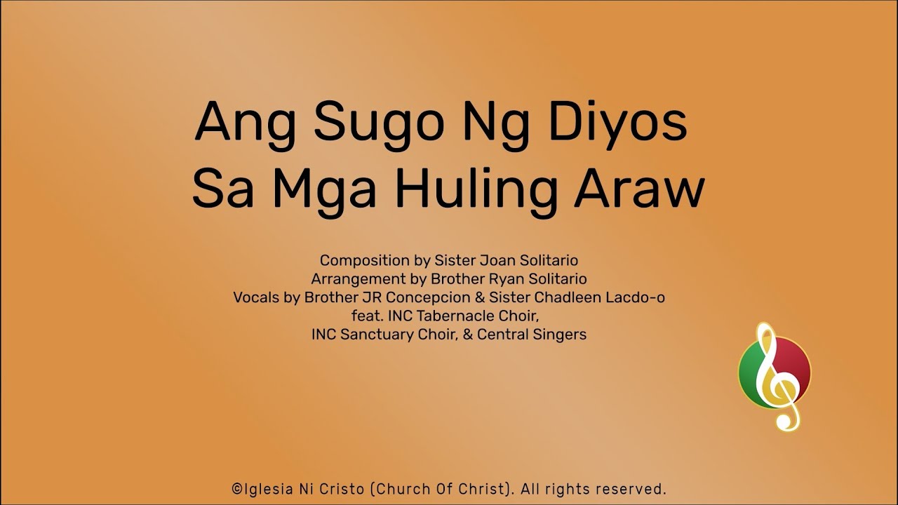 Ang Sugo Ng Diyos Sa Mga Huling Araw