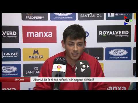 Albert Julià fa el salt definitiu a la segona divisió B