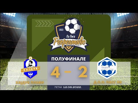 POLUFINALE: HAJDUK PLAVI  4 - 2 D.O.O. PASS NB