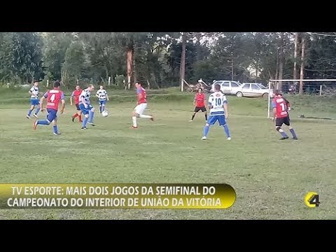 MAIS DOIS JOGOS DA SEMIFINAL DO CAMPEONATO DO INTERIOR DE UNIÃO DA VITÓRIA