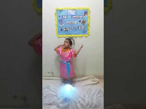 Representación del Divino Niño Jesus en el niño Sergio Aldair Sosa Dioses del IEP Transito de Piura