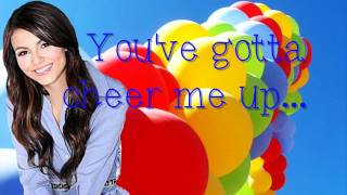 Cheer Me Up- Victoria Justice- Lyrics On Screen