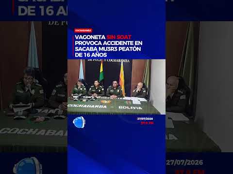 Vagoneta sin SOAT provoca accidente en Sacaba