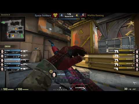 XANTARES ACE vs Misfits Train @ ELEAGUE Major 2018 Main Qualifier