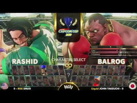 RISE Smug(RASHID) vs LIQUID John Takeuchi(BARLOG)-Capcom Cup 2019 Winners Round of 16-CPT 2019