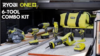 18V ONE+ 6-TOOL COMBO KIT - RYOBI Tools 18V ONE+ 6-TOOL COMBO KIT - RYOBI Tools